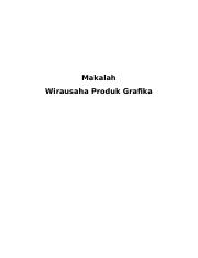 Dimana ada 2 area, yaitu area kosong yang rendah dan karet yang timbul. Makalah Pkwu Docx Makalah Wirausaha Produk Grafika Kata Pengantar Puji Syukur Penyusun Ucapkan Kepada Allah Swt Yang Telah Memberikan Rahmat Dan Course Hero