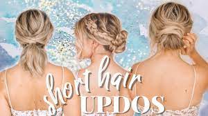 But when it comes to the point of arranging your hair you may become if you think that the short hair can't be arranged in various ways then you are thinking wrong. Updo Hairstyles For Short Hair Kayley Melissa Youtube