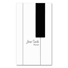 Make a business card you'll love, instantly. Piano Keys For Pianist Business Cards Zazzle Com Business Card Musician Graphic Design Business Card Music Business Cards