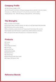 Many businesses use company profiles for different scenarios, including company websites, trade portfolios and investment plans. Free 6 Company Profile Samples For Small Businesses In Ms Word Pdf