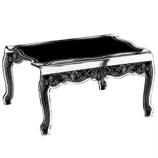 Table Basse Acrylique Baroque Noire Table Basse Baroque Chaise Baroque Table Basse