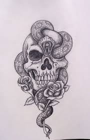 35 Cool And Creative Drawing Ideas For Teenagers Skull Tattoo Design Tattoos Skull Drawing