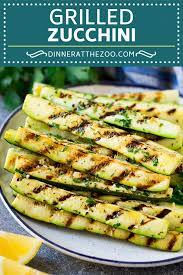 Courgettes) or baby marrow (cucurbita pepo) is a summer squash. Grilled Zucchini With Garlic And Herbs Dinner At The Zoo