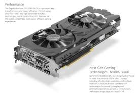 The asus nvidia geforce gtx 1080 turbo 8gb gddr5 gaming graphics video card hdmi dp comes with a dual ball bearing fan for. Galax Geforce Gtx 1080 Exoc Geforce Gtx 10 Series Graphics Card