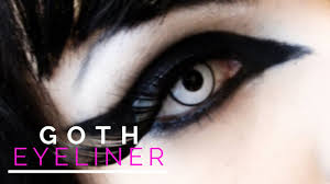 gothic rocker eyeliner makeup tutorial