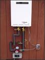 Propane tankless hot water heater