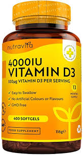 Research health effects, dosing, sources, deficiency symptoms, side effects, and interactions here. Vitamin D 4000 Iu Maximum Strength 400 Easy To Swallow Softgels Over A Year S Supply High Strength Vit D3 Manufactured In The Uk By Nutravita Amazon Co Uk Health Personal Care