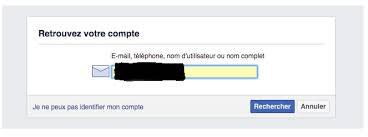 Normalement tu clique sur mot de passe oublier et il vont t'envoyer un code sur ton téléphone ou par email. Comment Puis Je Recuperer Mon Mot De Passe Facebook