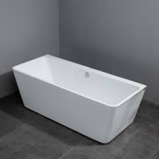 سم170 75 58 ابيض Joy بانيو ارضي Massage Bathtubs Sanitary Home Finishing Home Improvement Saco Store