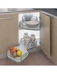 Kitchen pullout shelves are much easier to clean and maintain than a traditional shelves because you can pull them out to wipe down every corner of the drawer. Corner Pull Out For Corner Cabinets Great Kitchen Storage Solutions
