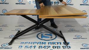 Akıllı yemek masası sehpa üst tabla mdf beyaz alt ayak beyaz. Akilli Sehpa By Yakup Gulbahar