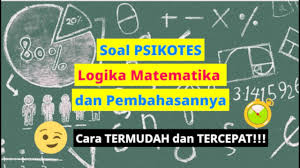 Check spelling or type a new query. Soal Psikotes Logika Matematika Dan Pembahasannya Youtube