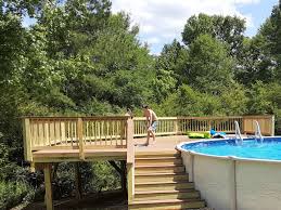 Macon pool cleaning is located in macon city of georgia state. Functional Above Ground Pool Deck In Macon Ga Archadeck Of Central Georgia