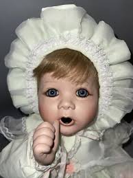 Elaine Campbell Chelsea porcelain cloth doll 21” baby LE 57/2500