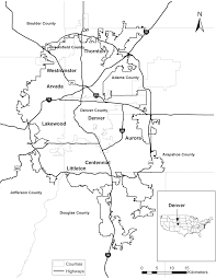 Get directions, maps, and traffic for denver, co. Map Of Denver Metro Area Colorado Usa Download Scientific Diagram