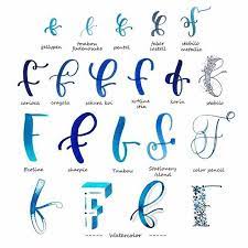 See full list on i2symbol.com Handlettering Buchstabe F Variationen Hand Lettering Alphabet Doodle Lettering Lettering