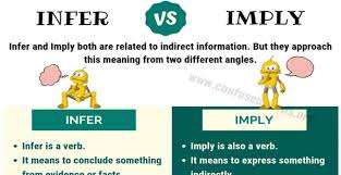 Identify whether the noun is plural or singular. Infer Vs Imply How To Use Imply Vs Infer In English Confused Words