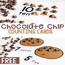 Homemade chocolate chip cookies recipe: Chocolate Chip Roll And Count Activity English Spanish