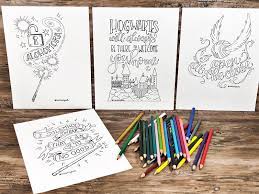 225 best free adult coloring book pages images on. Four Magical Harry Potter Printable Quotes Creatively Beth