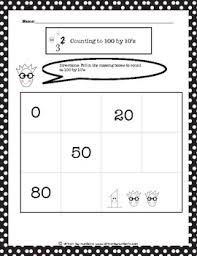 In this worksheet, students will count by 10, starting from various numbers, including some that are not multiples of 10, such as 25, 35, and so on. Counting To 100 By 10 S Worksheet By Driven By Numbers Tpt
