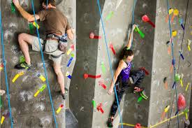 Spotting and use of crash pads is highly recommended. Indoor Climbing Wall Nanook Recreation