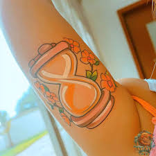 Marking Time: Exploring the Symbolism and Meaning Behind Hourglass Tattoos:  86 Designs - inktat2.com