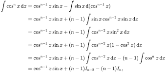 Explore thousands of free applications across science, mathematics, engineering, technology, business, art, finance, social sciences, and more. Integration By Reduction Formulae Wikipedia