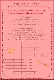 Pin By Parlefr On Fle Lexique De La Nourriture Teaching French Class Crossword