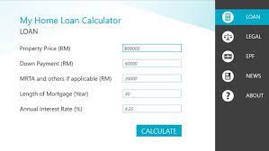 Malaysia Home Loan Calculator For Windows 8 And 8 1