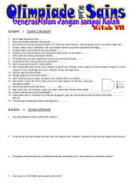 Download soal tema 5 kelas 5 sd subtema 2 hubungan antar makhluk hidup dalam ekosistem. Kumpulan Soal Soal Olimpiade Ipa Sd
