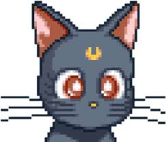 Download Sailormoon Cats Cat Luna Moon Aesthetic Localcupcakeaes Sailor Moon Cat Pixel Png Image With No Background Pngkey Com Sailor moon transparent background download free favicon from cartoon sailor moon. download sailormoon cats cat luna moon