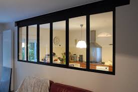 Ouverture Du Mur Et Creation Verriere Sur Mesure Deco Maison Interieur Idees Pour La Maison Veranda Cuisine