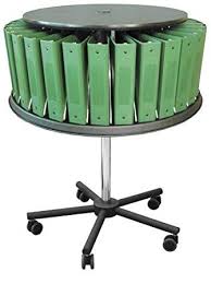 amazon com omnimed 264605 chart rack holder carousel with