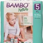 Bambo® Nature, Babywindel XL Gr.5 12-18 KG (22 STK)