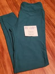 Lularoe Solid Teal Os Leggings