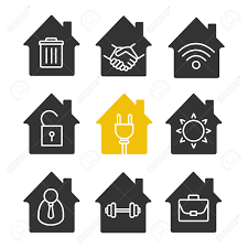 Then getting a carrier to unlock your iphone is a breeze certain things in lif. Houses Glyph Icon Set Silhouette Symbols Freelance Broker Eco Electrification Unlocked House Office Sport Training At Home Real Estate Deal Wifi Signal Trashcan Vector Isolated Illustration Royalty Free Cliparts Vectors And Stock
