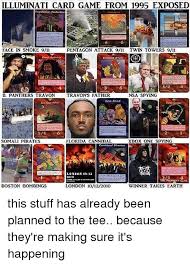 Game tables from the 18th and 19th centuries are still a presence in american homes. Illuminati Card Game From 1995 Exposed Population Reduction Face In Smoke 911 Pentagon Attack 911 Twin Towers 911 Om Black Activhts Nsa B Panthers Travon Travon S Father Nsa Spying New Blood Somali