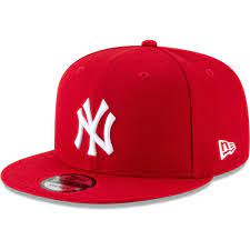 New York Yankees New Era Basic 9fifty Adjustable Hat Red Yankees Hat New York Yankees Apparel Adjustable Hat
