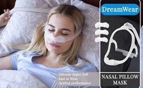 Amazon.com: OWILIWO Nasal Nose Mask for Dreamwear, Upgrade Nasal Frame  Assembly Includes Headgear, Frame, 3 Size Nasal Pillow and Absorbent Cloth  : Health & Household