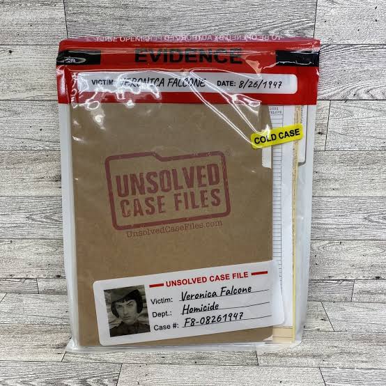 UNSOLVED CASE FILES: Cold Case Murder Mystery Game: Veronica Falcone EUC  860001426106| eBay