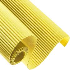 CARTON CORRUGADO AMARILLO - Imagen 1