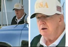 LATEST NEWS: Mr. Trump's personal page went golfing to deny rumors of his  death: "I have never felt better in my life" but this is a strange image of  him, so who