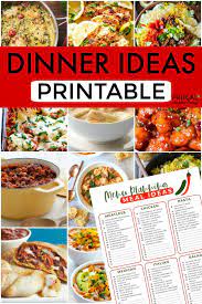 Running Out Of Dinner Ideas Meal Planning Ideas For Families Meals Dinner Recipes Easy Family Dinner