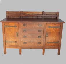 Antique Rare Gustav Stickley Eight Legged Mission Oak Sideboard Buffet Mission Antique Oak Furniture Classic Home Furniture Sideboard Designs