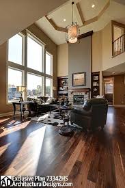 Plan 73342hs Craftsman Beauty With 2 Story Great Room Living Room Floor Plans Family Room Design Great Rooms