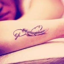 Feder Tattoo Auf Dem Unterarm Donnelle Vervoort In 2020 Tattoo Frauen Feder Tattoo Tattoo Handgelenk Frau