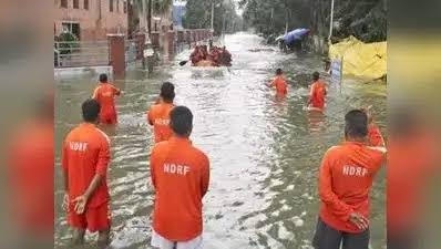 UP Flood,बाढ़ से बचाव के लिए यूपी में एनडीआरएफ की 12 टीमें - up flood 12 teams of ndrf deployed - Allahabad News - Navbharat Times