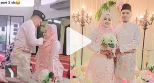 Baju kurung moden & baju raya 2021. Video Hanya Kenal Online Di Facebook Pengantin Malu2 Pertama Kali Jumpa Akad Nikah Yoy Network