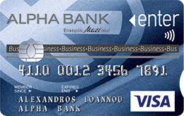 For 6 months after account opening. Alpha Bank Enter Visa Business Alpha Bank