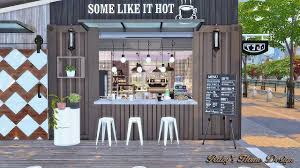 Sims4 Container Coffee Shop Ruby S Home Design Construction Maison Deco Maison Maison